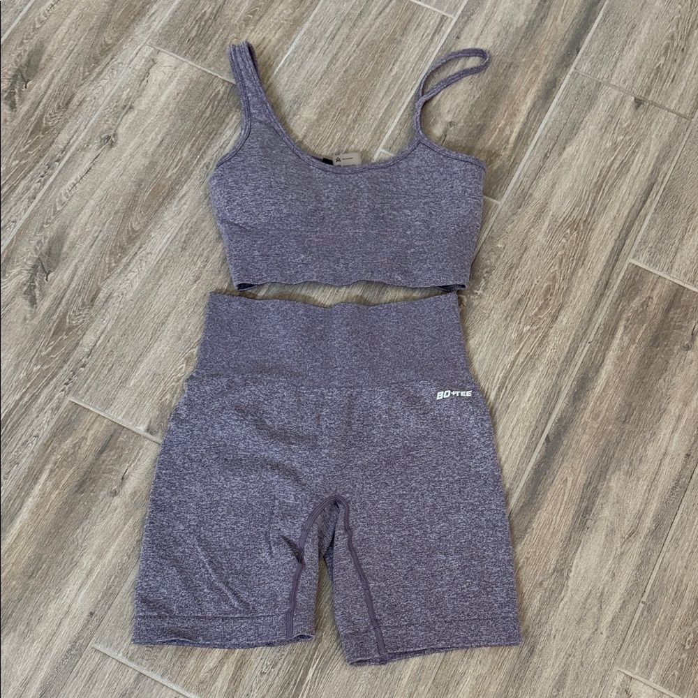 Women's Purple Activewear Set